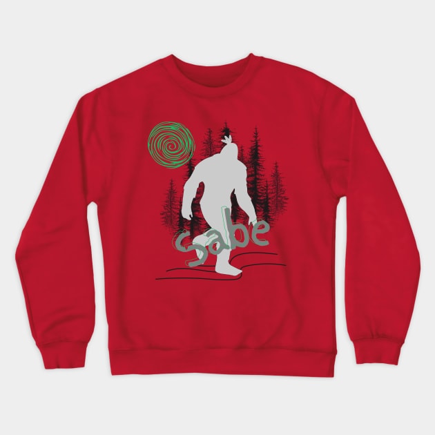 Sabe (Bigfoot) Crewneck Sweatshirt by ejourdainjr